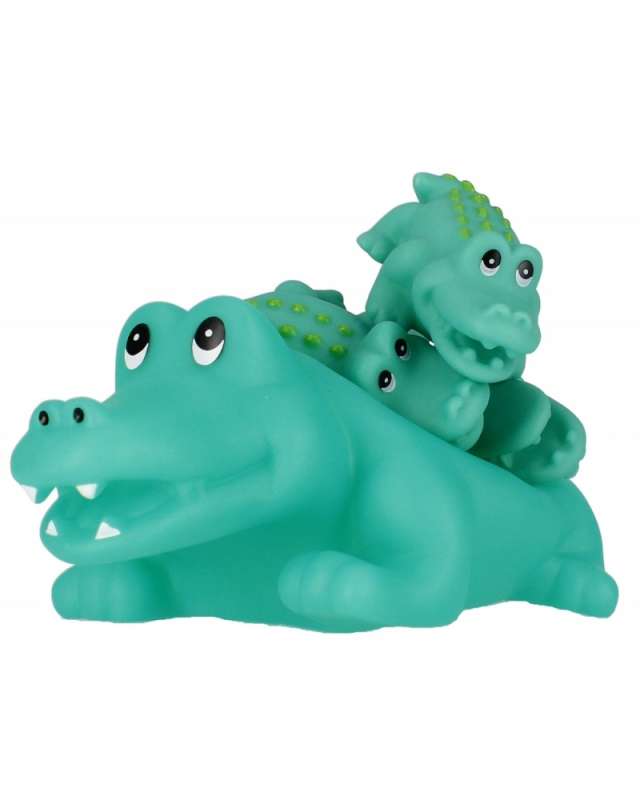 Vannas rotaļlieta - Krokodils, 4 gab