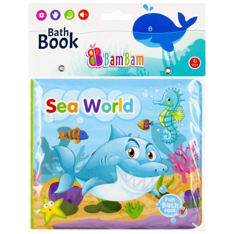 Vannas rotaļlieta - BamBam - Bath Book: Sea world