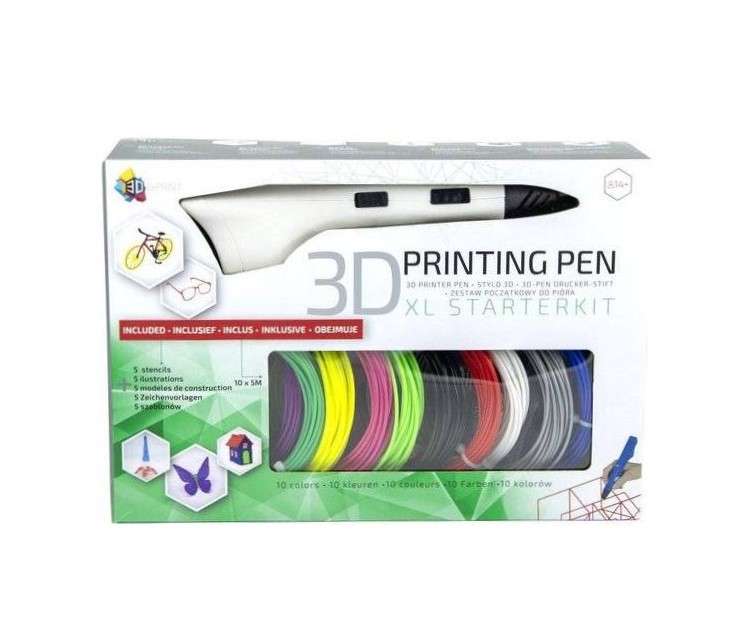 3D pildspalva + starta komplekts, 10 krāsas