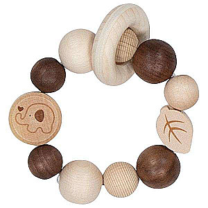 Elastīga koka rattles: Zilonis