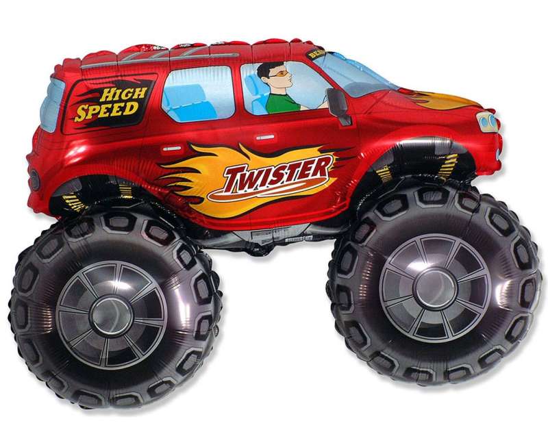 Фольгированный шар 24 - Twister Car