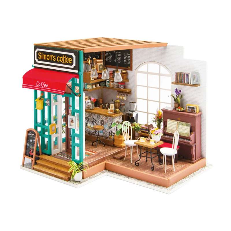 3D складная миниатюра  ROBOTIME - Simon's Coffee Shop 