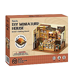 3D saliekamā miniatūra ROBOTIME - Beckas Baking House
