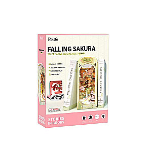 3D saliekama miniatūra ROBOTIME - Krītoša sakura
