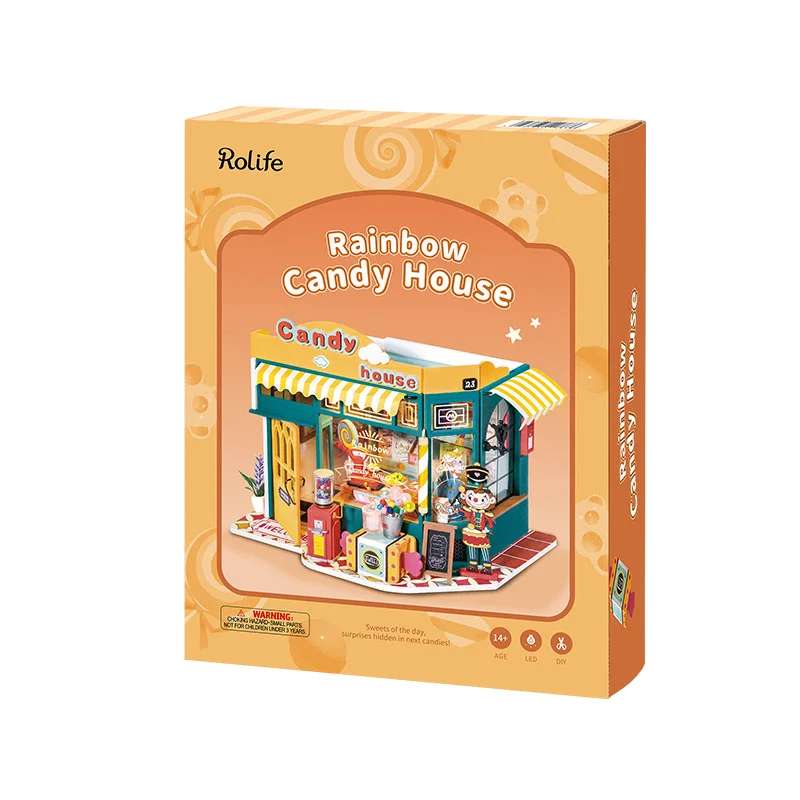 3D saliekamā miniatūra ROBOTIME - Candy House