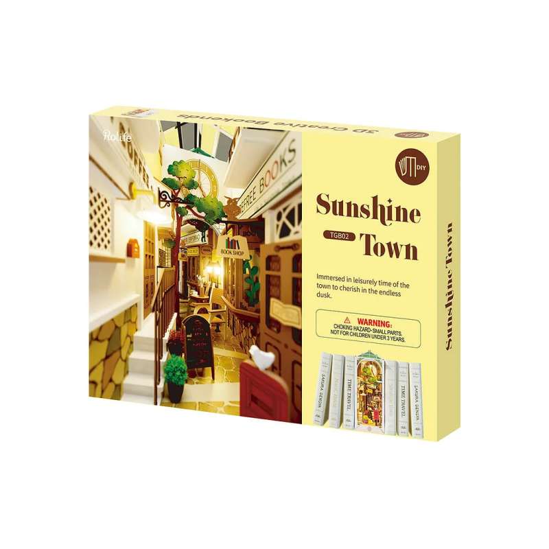 3D saliekamā miniatūra ROBOTIME - Sunshine Town