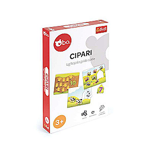 Attīstošā galda spēle - Cipari (uz latviešu valodas)