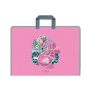 A3 formāta mapīte ar rāvējslēdzēju un rokturiem ErichKrause, Rose Flamingo