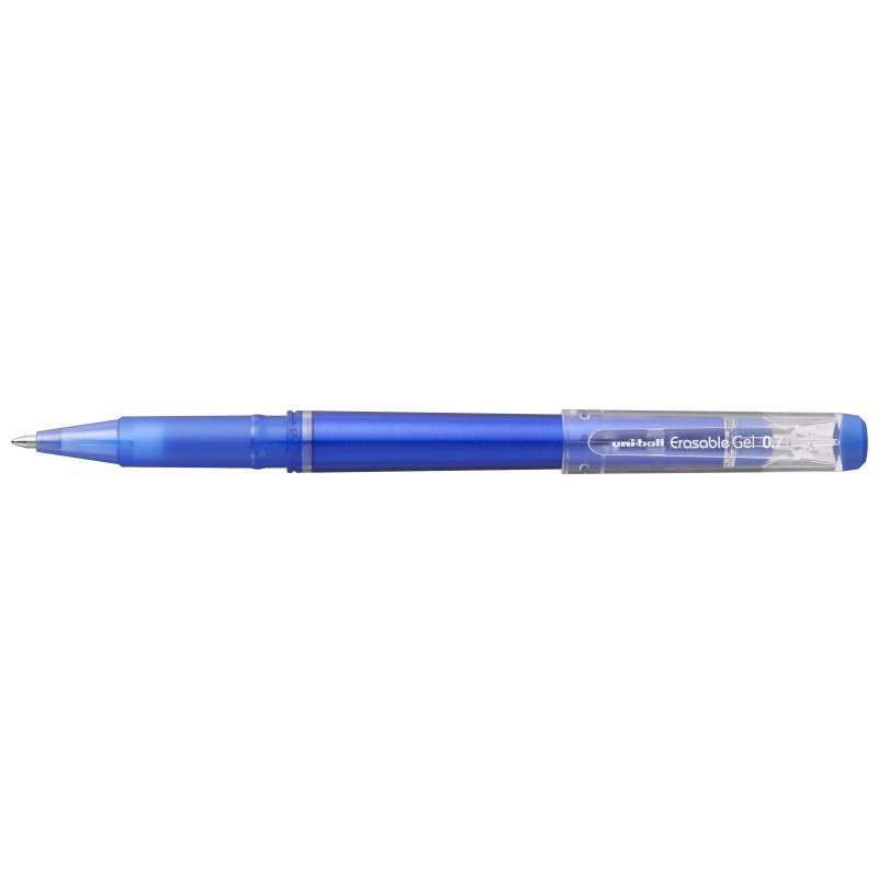 Ручка гелевая синяя рол. UNI UF-222N 0,7 стираемая