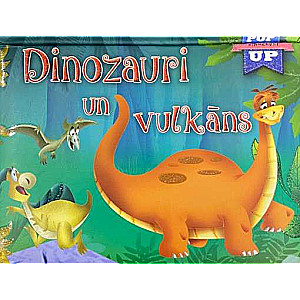 POP-UP Dinozauri un vulkāns