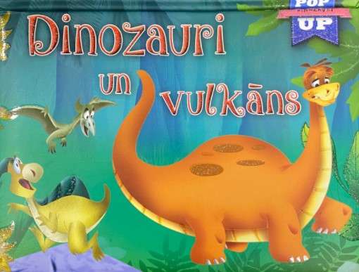 POP-UP Dinozauri un vulkāns