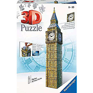 3D puzle Big Ben ar pulksteni