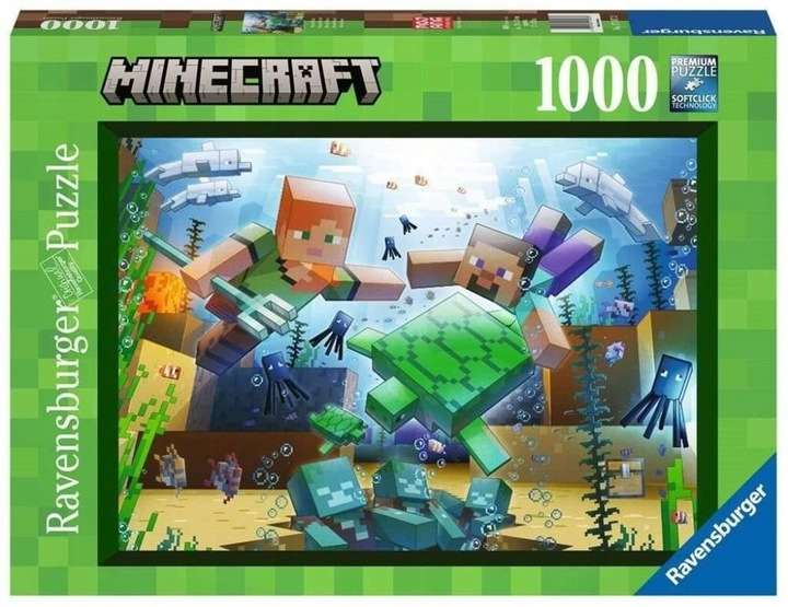  Puzle 1000 Minecraft Mosaic