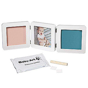 Baby Art Double 2P Essentials komplekts bērnu pēdu/roku nospiedumu izgatavošanai
