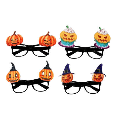 Карнавальные очки -  Хэллоуин, виды МИКС