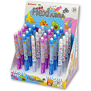Kugle pildspalva 0.7 mm ar dzēšgumiju PENMATE Flexi Abra