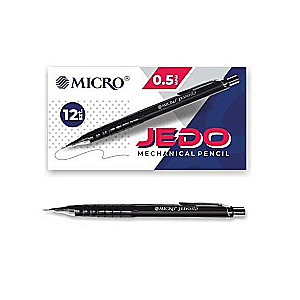 Zīmulis aut. 0.5 mm melns Micro JEDO