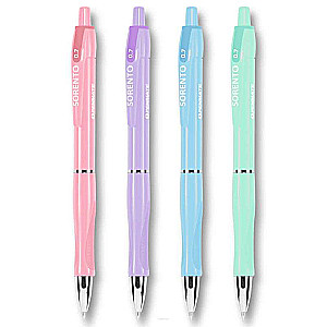 Шариковая ручка 0.7 mm PENMATE Sorento pastel, микс
