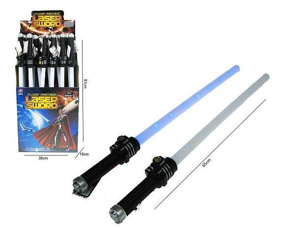 Zobens Laser sword 65 cm, ar gaismu un skaņu