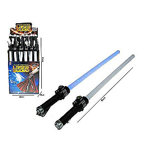 Lāzers vārds 65 cm, ar gaismu un skaņu