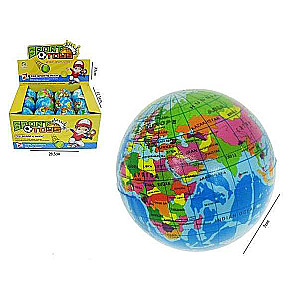 Mīksta bumba, 8cm, Globuss