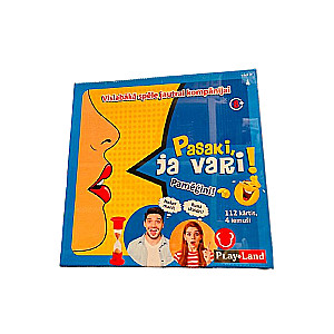 Galda spēle - Ja vari, saki! (uz latviešu valodas)
