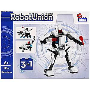 Konstruktors 115 detaļas RobotUnion, balts
