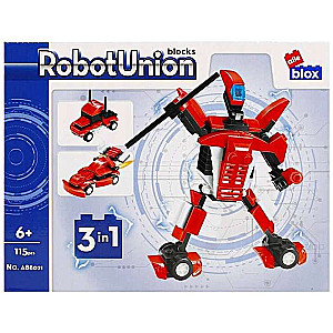 Konstruētājs 115 gab. RobotUnion, sarkans