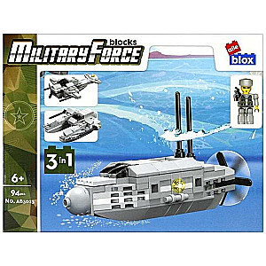 Konstruktors 94 detaļas. MilitaryForce