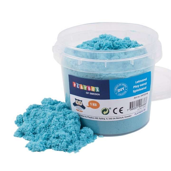 Кинетический песок, 1 kg, синий