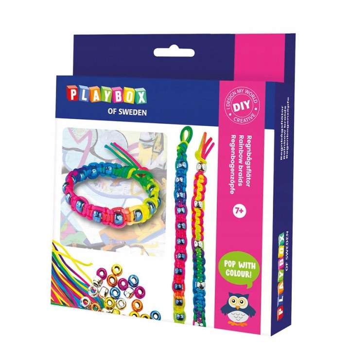 Набор для творчества PLAYBOX - Rainbow braids