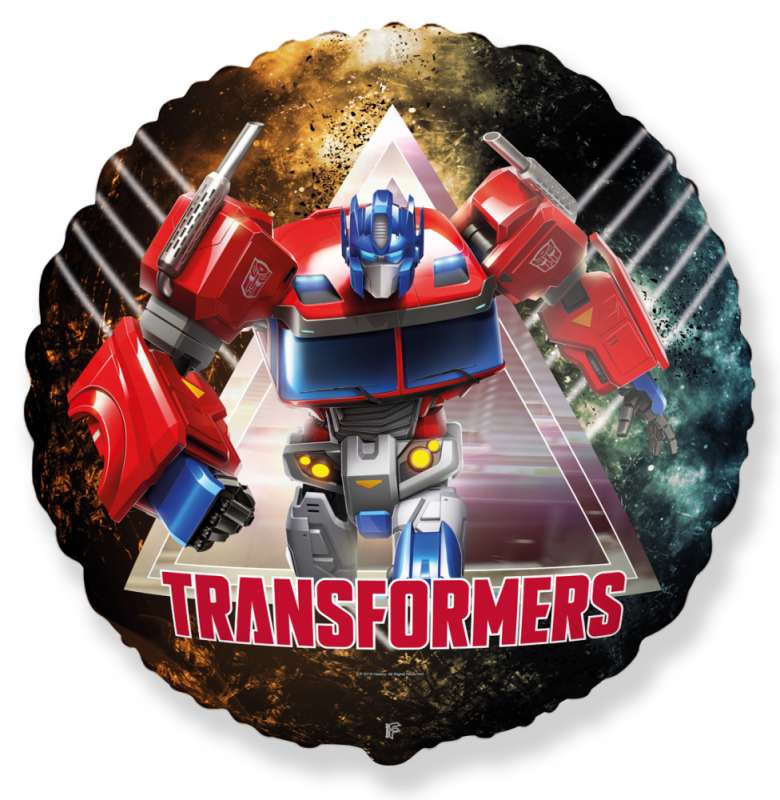 Фольгированный шар  18/46cm FX Transformers Friends