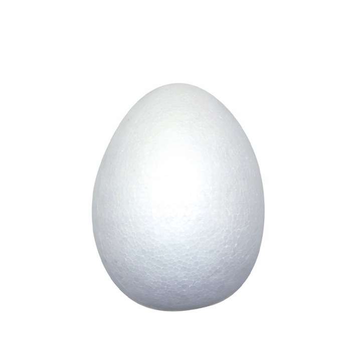 Яйцо из пенопласта 10х7 см, 1 шт.