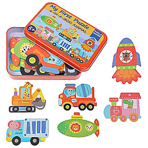 Attīstošā spēle ANDREU - Transports 6 puzles