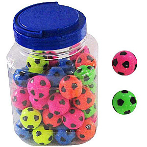 Gumijas bumba 3,1cm Futbola bumba, miks