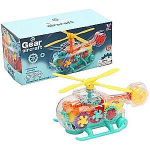 Helikopters ar gaismu un skaņu