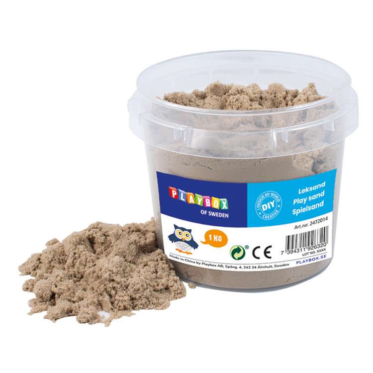 Кинетический песок, 1 kg, коричневый