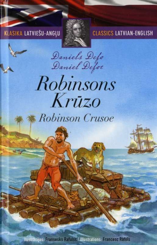 Klasika. Latviešu-angļu: Robinsons Krūzo/Robinson Crusoe
