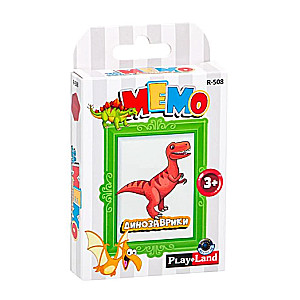 Kāršu spēle - Memo. Dinosauri