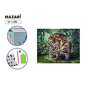 Almazna mozaīka LEOPARD, izklādes izmērs 20x25 cm