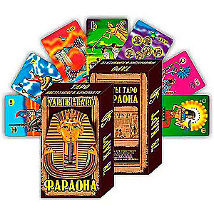 Faraona Tarot kārtis dāvanām VIP 8 x 11 cm 78 kārtis