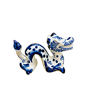 Porcelāna figūriņa 8x12cm Pūķis - Aleška