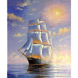 Numuru gleznas 30x40 cm Brigantīna, 20 krāsas, urv. 4
