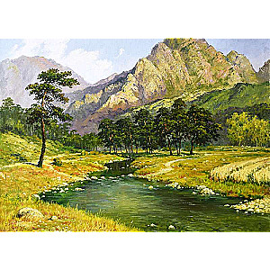 Numuru gleznas 30x40 cm Rudenī kalnos, 20 krāsas, urv. 4