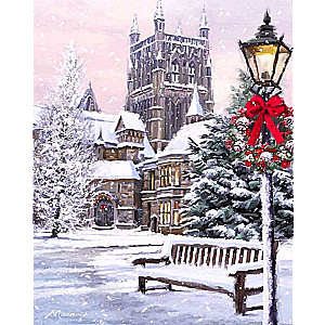 Numuru gleznas 40x50 cm Ziemas Londona, 25 krāsas, urv. 4