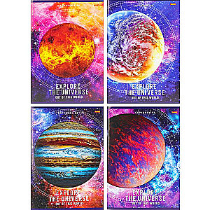 Zīmēšanas burtnīca KLETKA 96l. KOSMISKIE PĒTĪJUMI