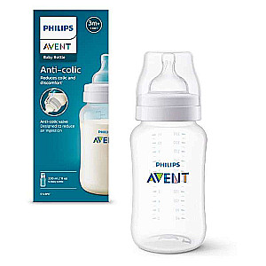 Philips Avent Bērnu pudele pret kolikām 330 ml, knupis ar vidēju plūsmu, 3m+