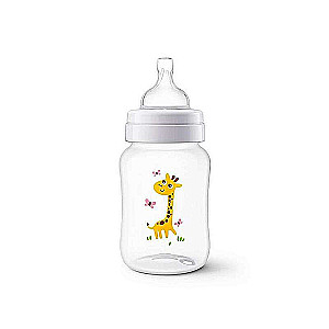 Philips Avent Bērnu pudele pret kolikām 260 ml, 1M+ Žirafe