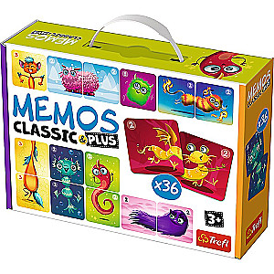 Galda spēle - Memos classic plus. Mīļie monstri