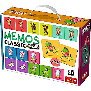 Galda spēle - Memo Classic Plus. Skaņas un kustības